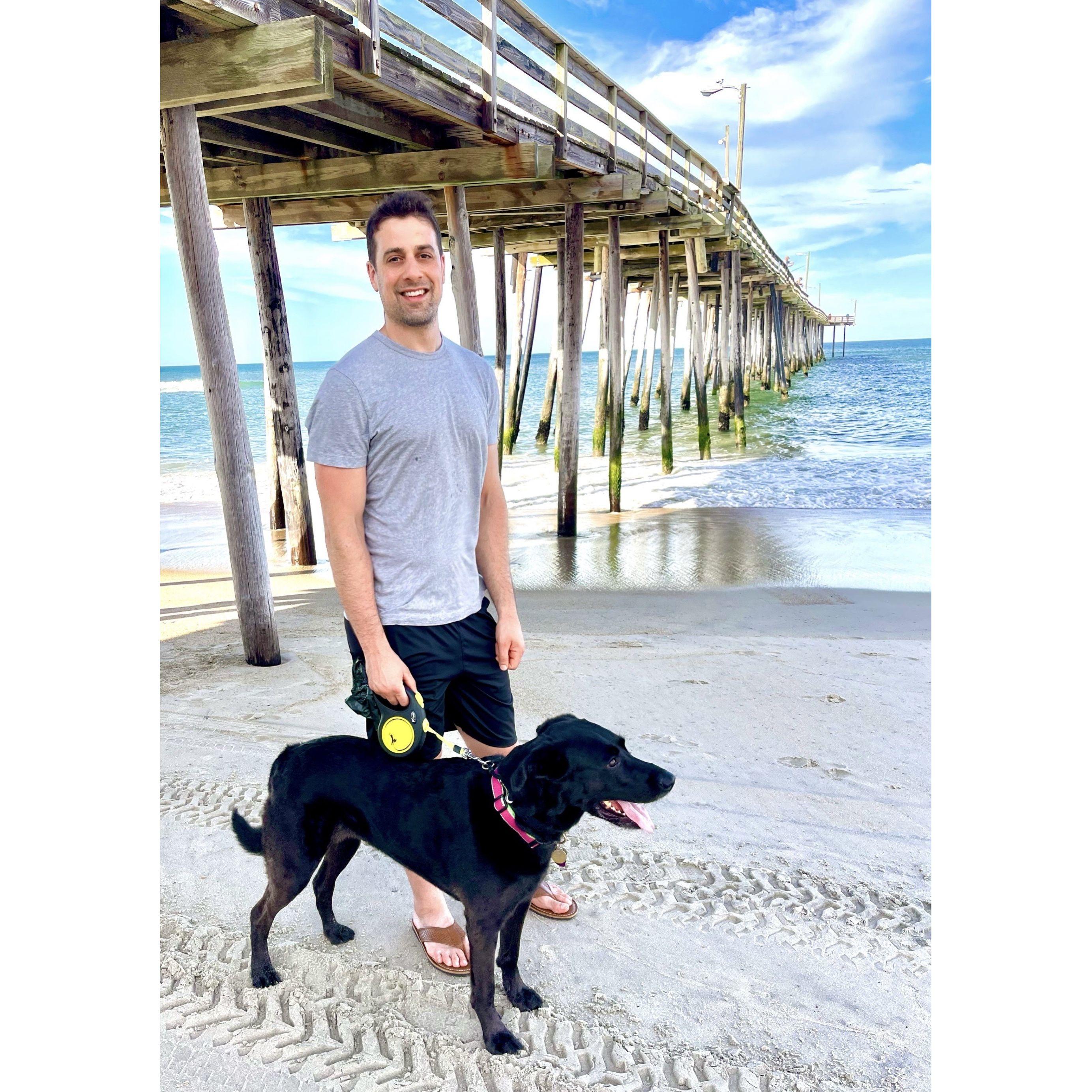 Zoey & Keith in the Outer Banks - one of Bernadette's favorite photos!