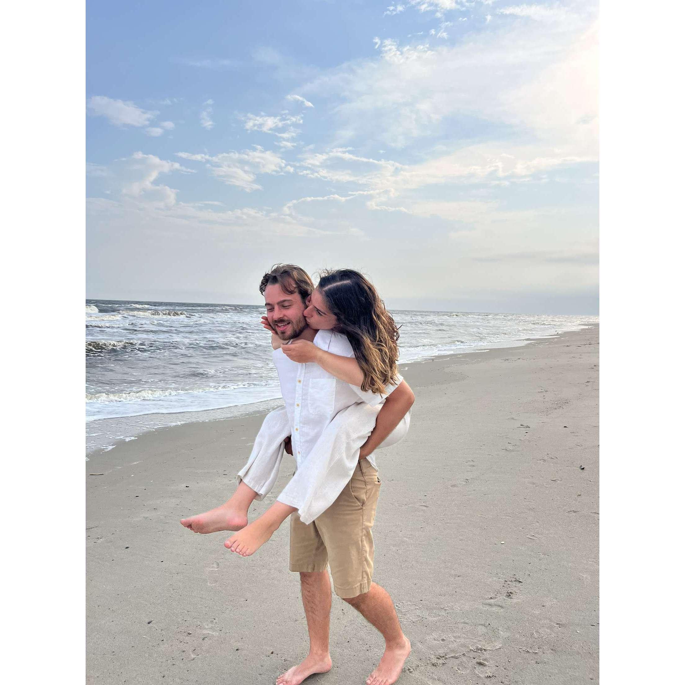 Many trips to the beach in North Carolina