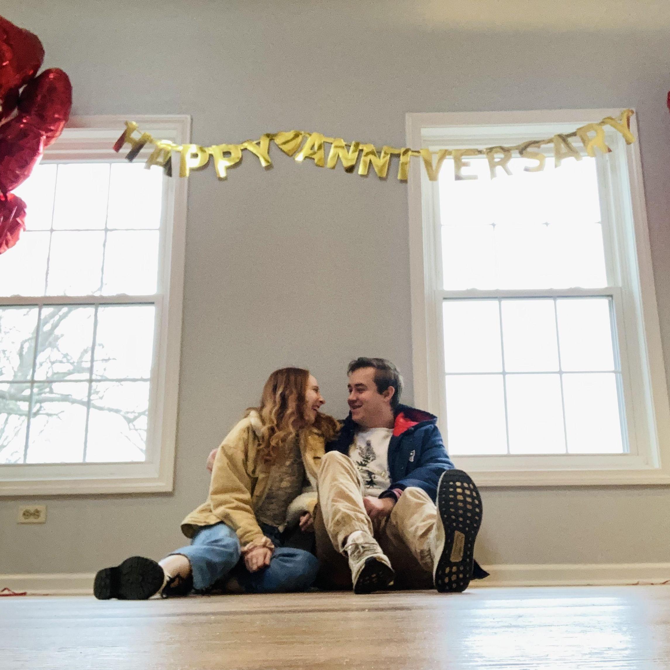 Winter 2023 - First photo in our happy home!