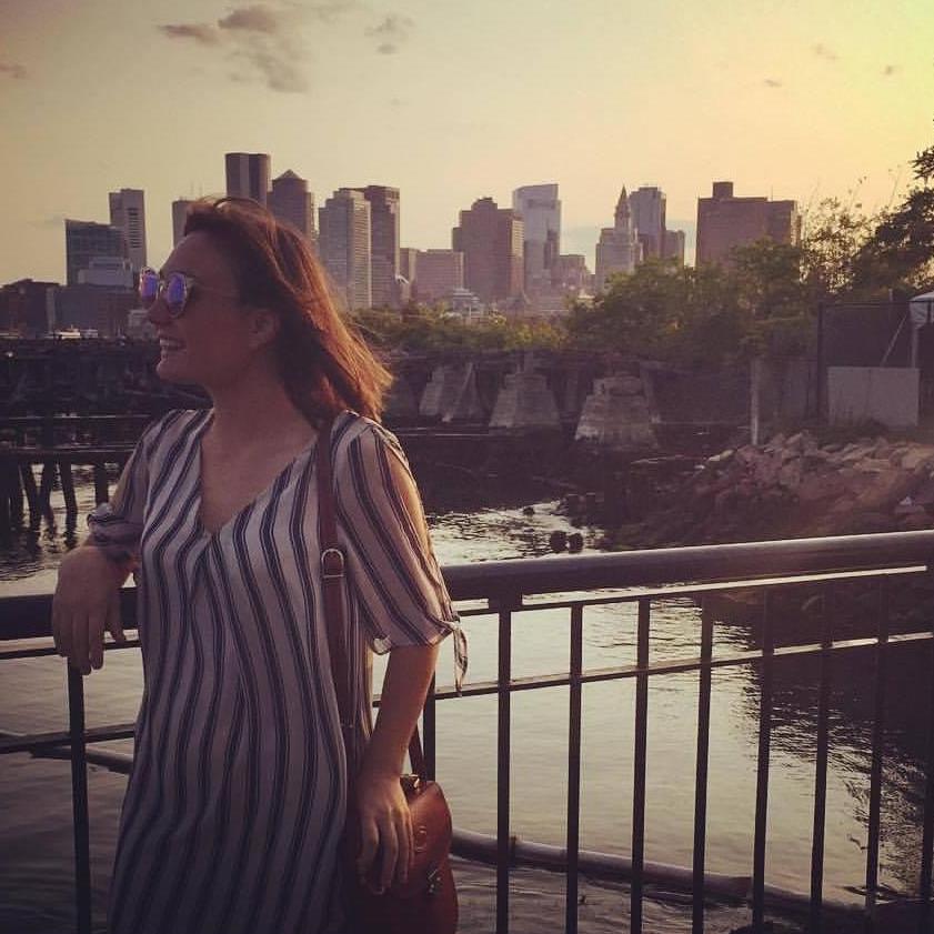 This is the photo that inspired the proposal setting. Our very first adventure in Boston in August 2017. Doesn't the city look great on her?