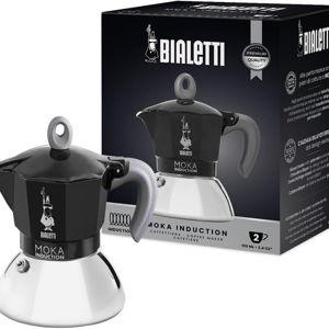 Bialetti - Moka Induction Pot, 2 Cups Espresso,Black