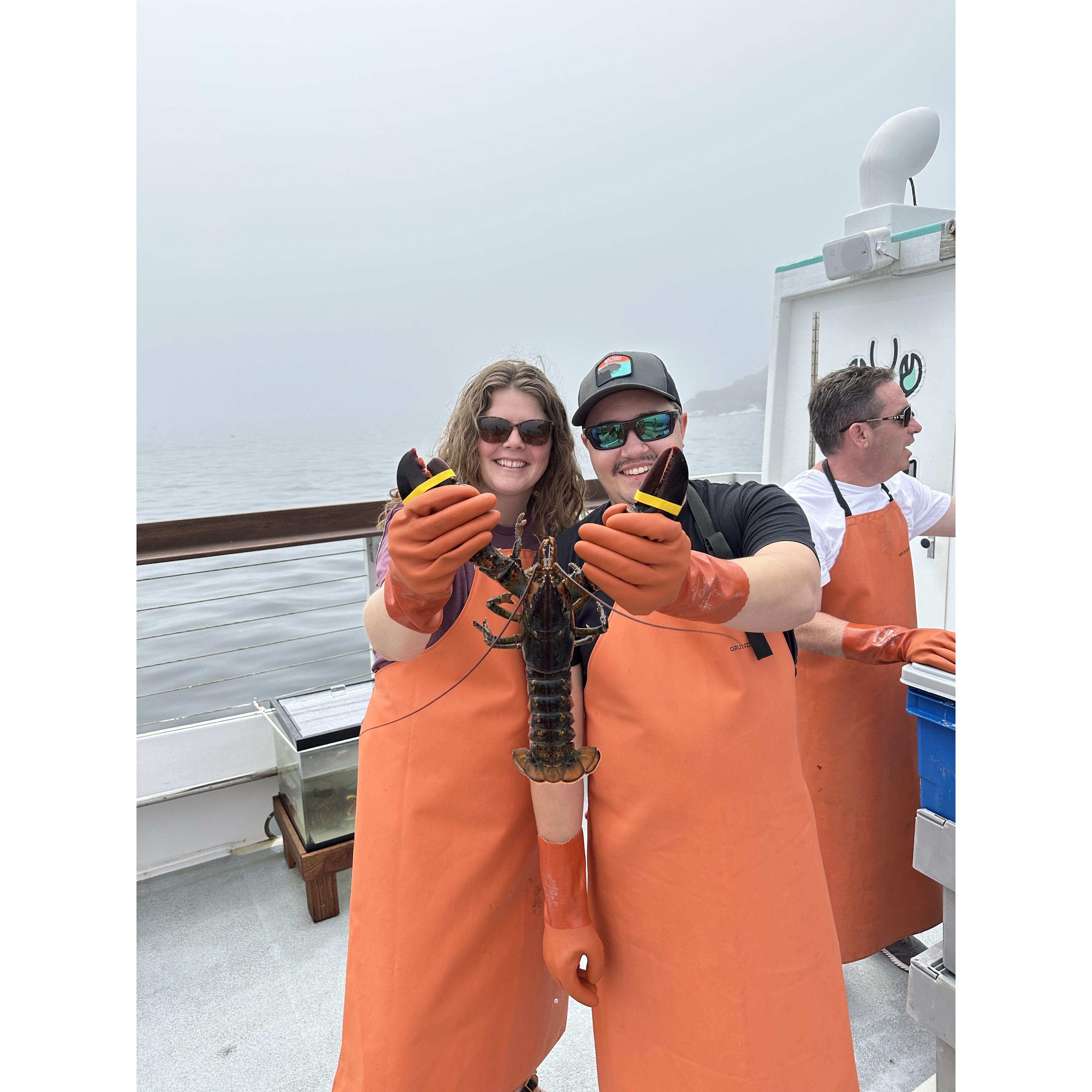 July 2023- Portland Maine, Catching some Lobster!