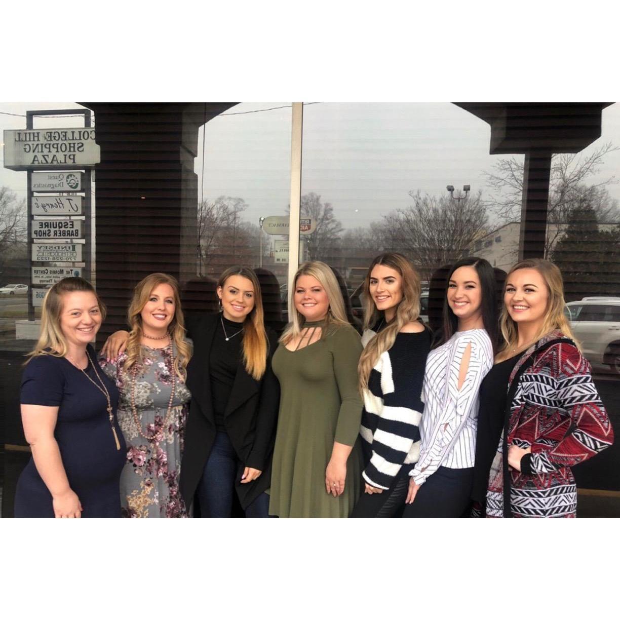 Some of the bridal party. <3