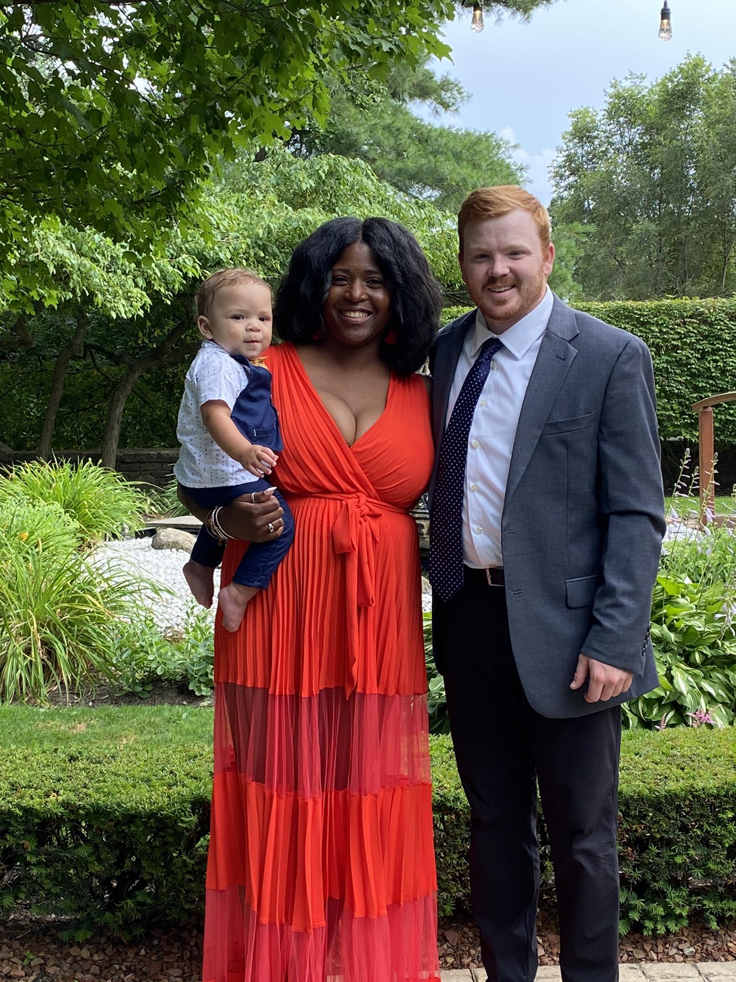 Went to our first wedding together!