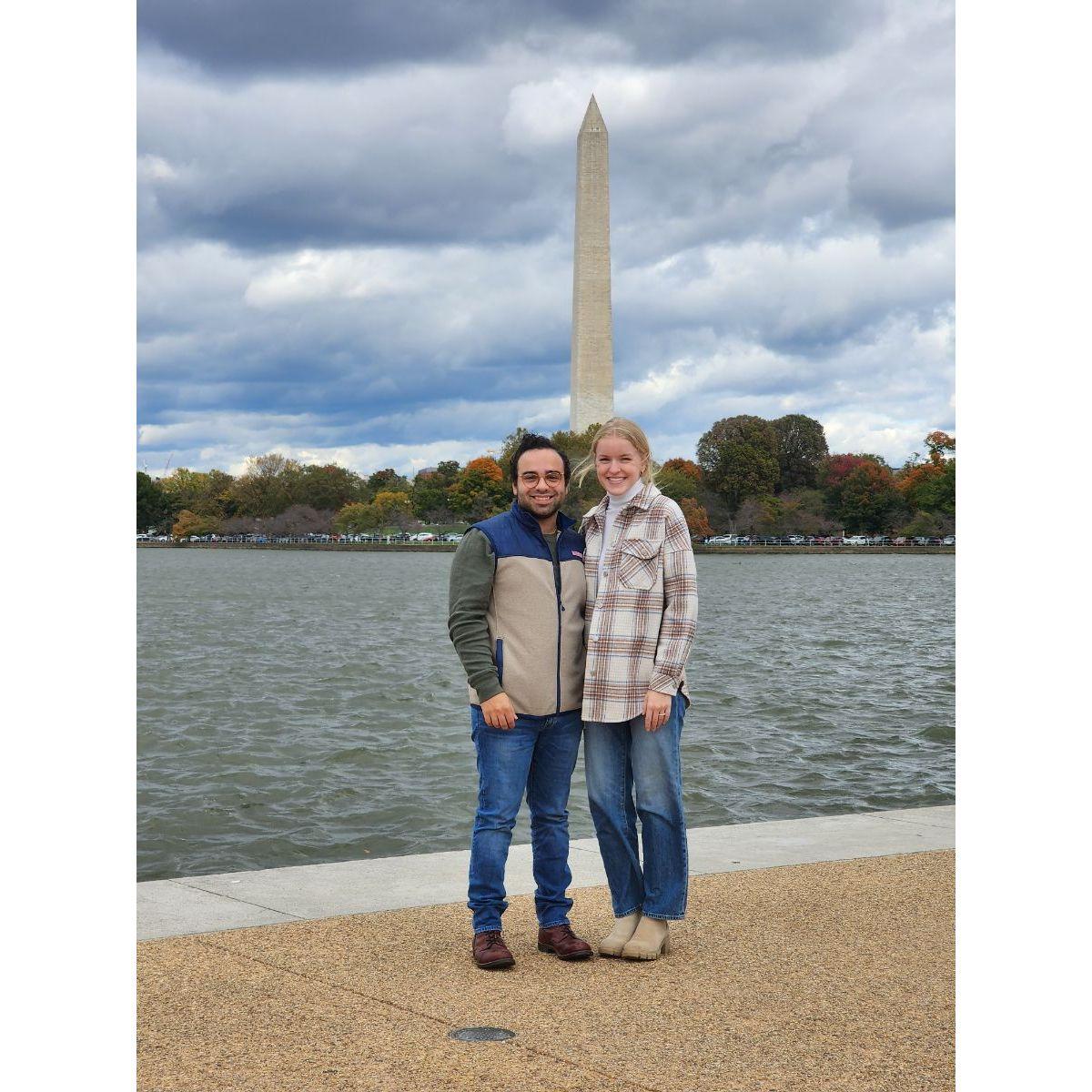 A weekend trip to Washington DC with Gabe's family (Oct. 2023)