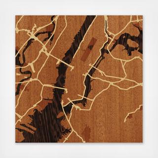 NYC Wood-Inlay Map