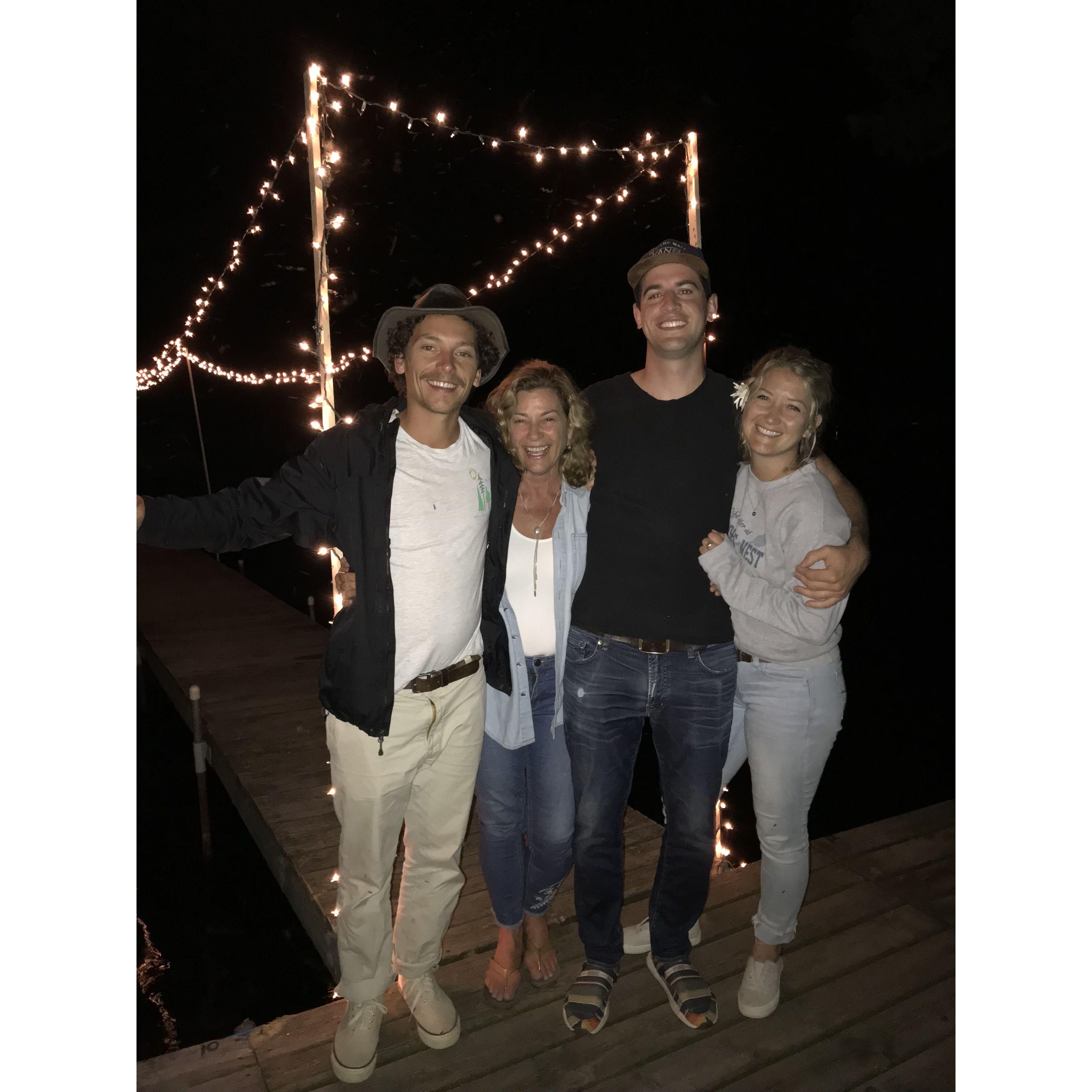 Austin, Kimberly , Zach, and Natalie,
Lake Courte Oreille, Wisconsin