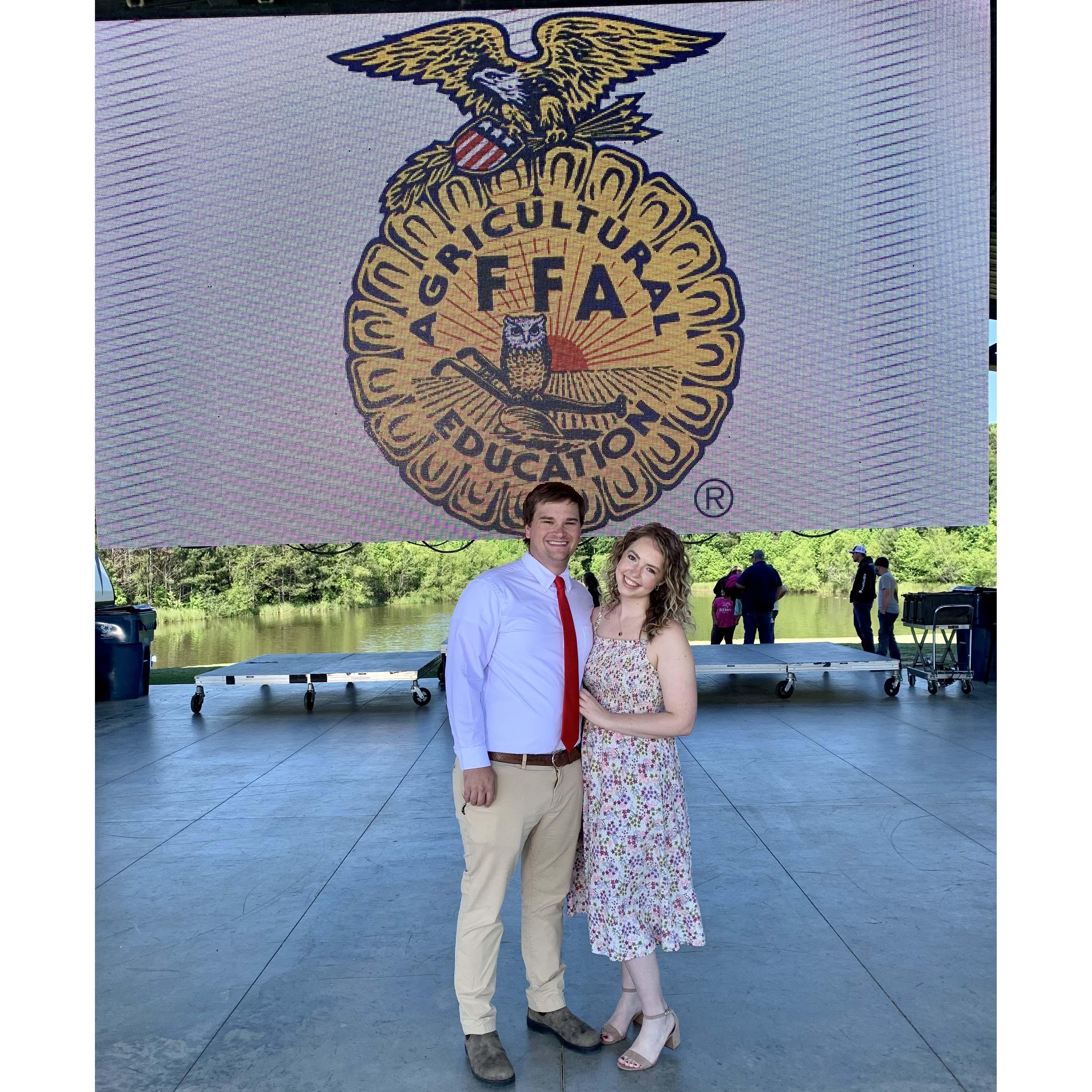 Ben was an ag teacher for two years (this pic is from 2021), but we were both in FFA in high school. It's a wonder our paths never crossed!