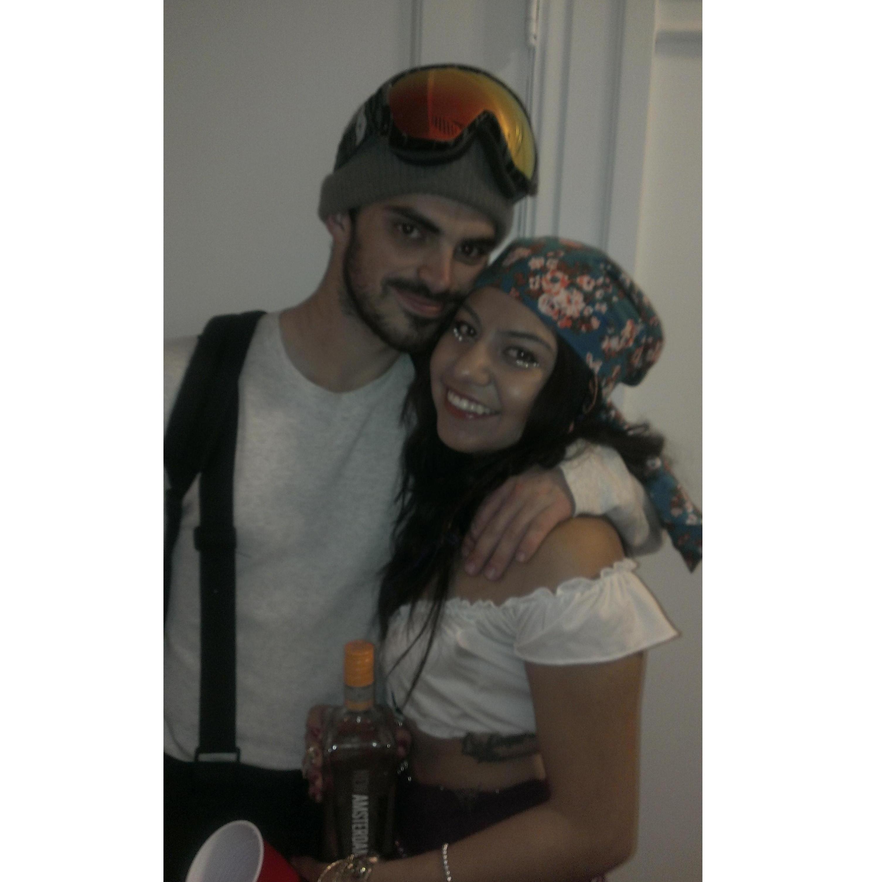 Our first Halloween together in 2013