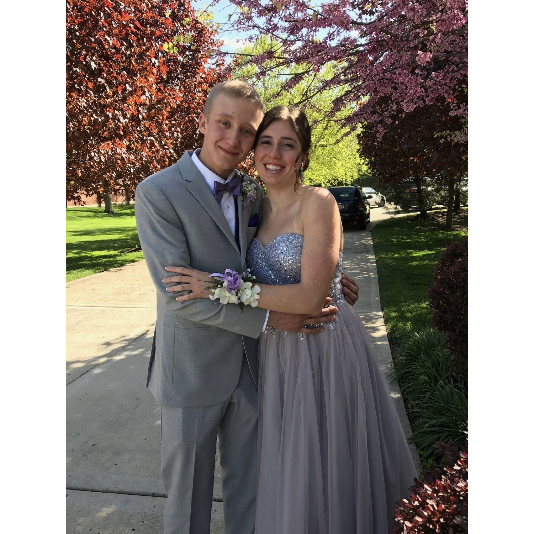 Prom picture before going to prom