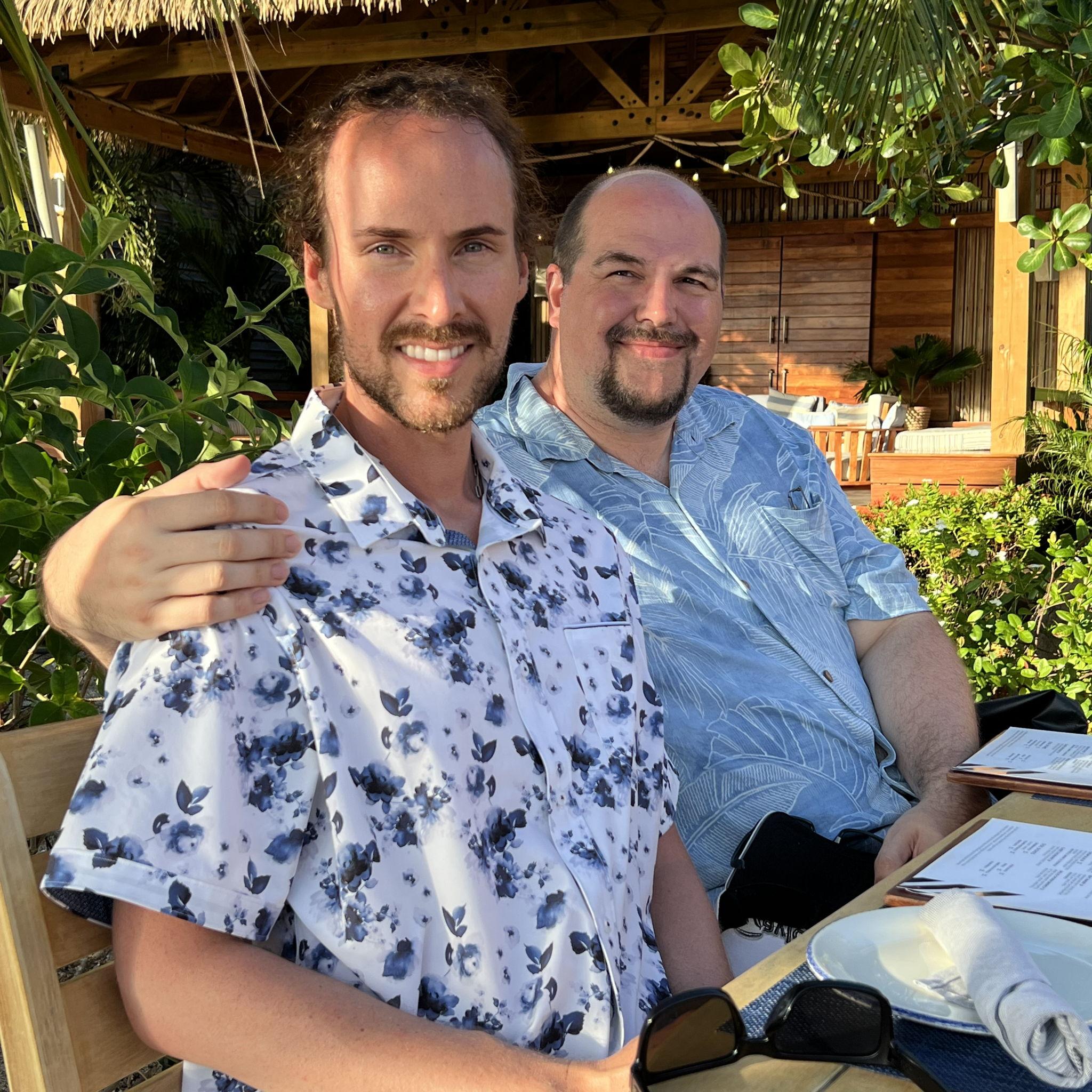 A lovely beachside dinner in the British Virgin Islands