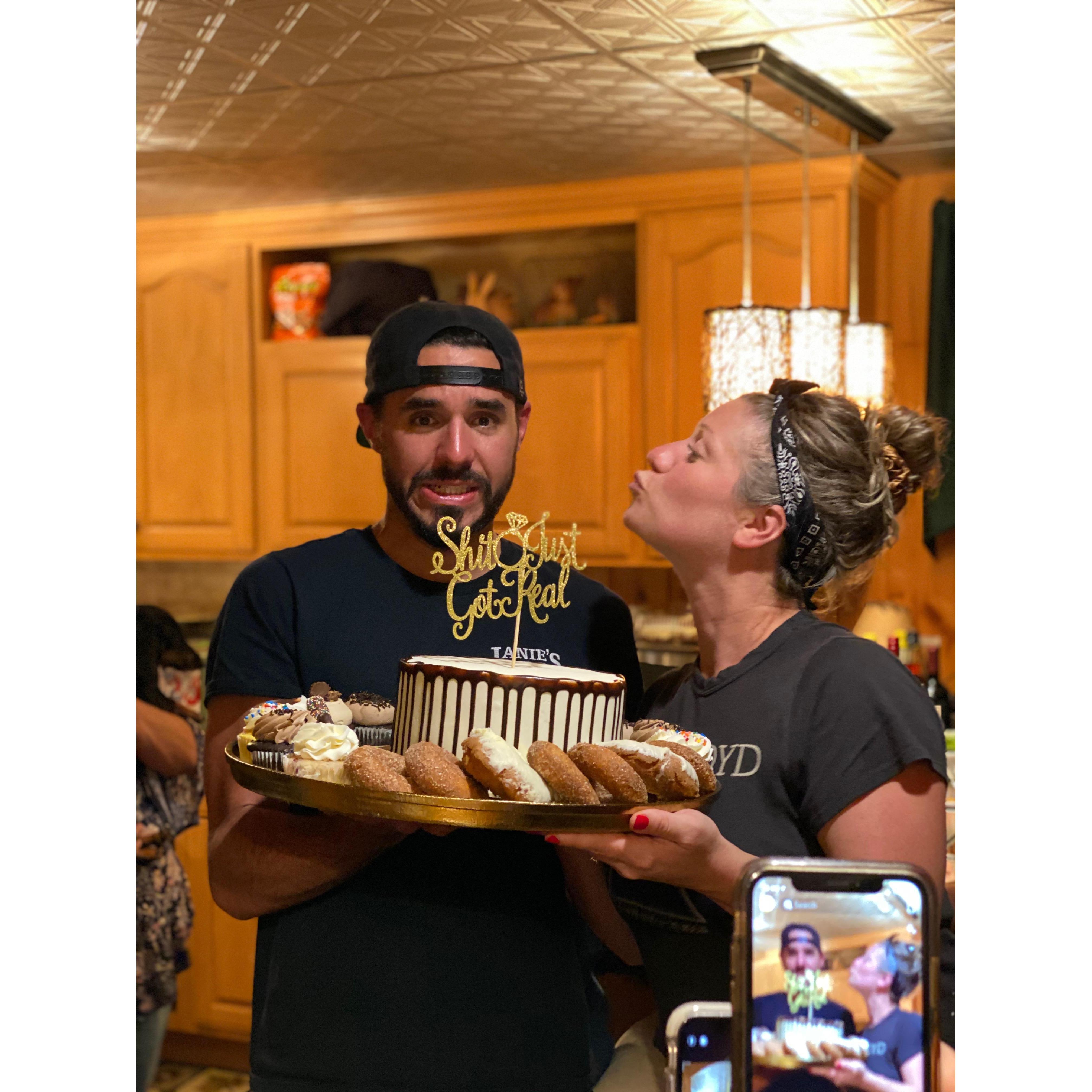 September 16, 2020 Dave proposed, Lindsey said yes. Shit just got real.