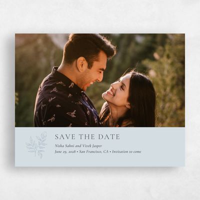 Sky, Blue Wedding Save the Date - Cardinell Photo