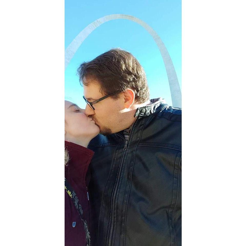 Spent the whole day together visiting St. Louis and St. Charles