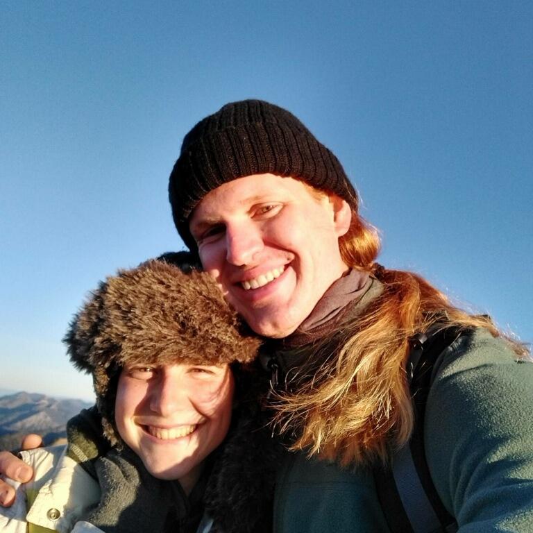 Hiking up Mt. Aeneas for the sunrise