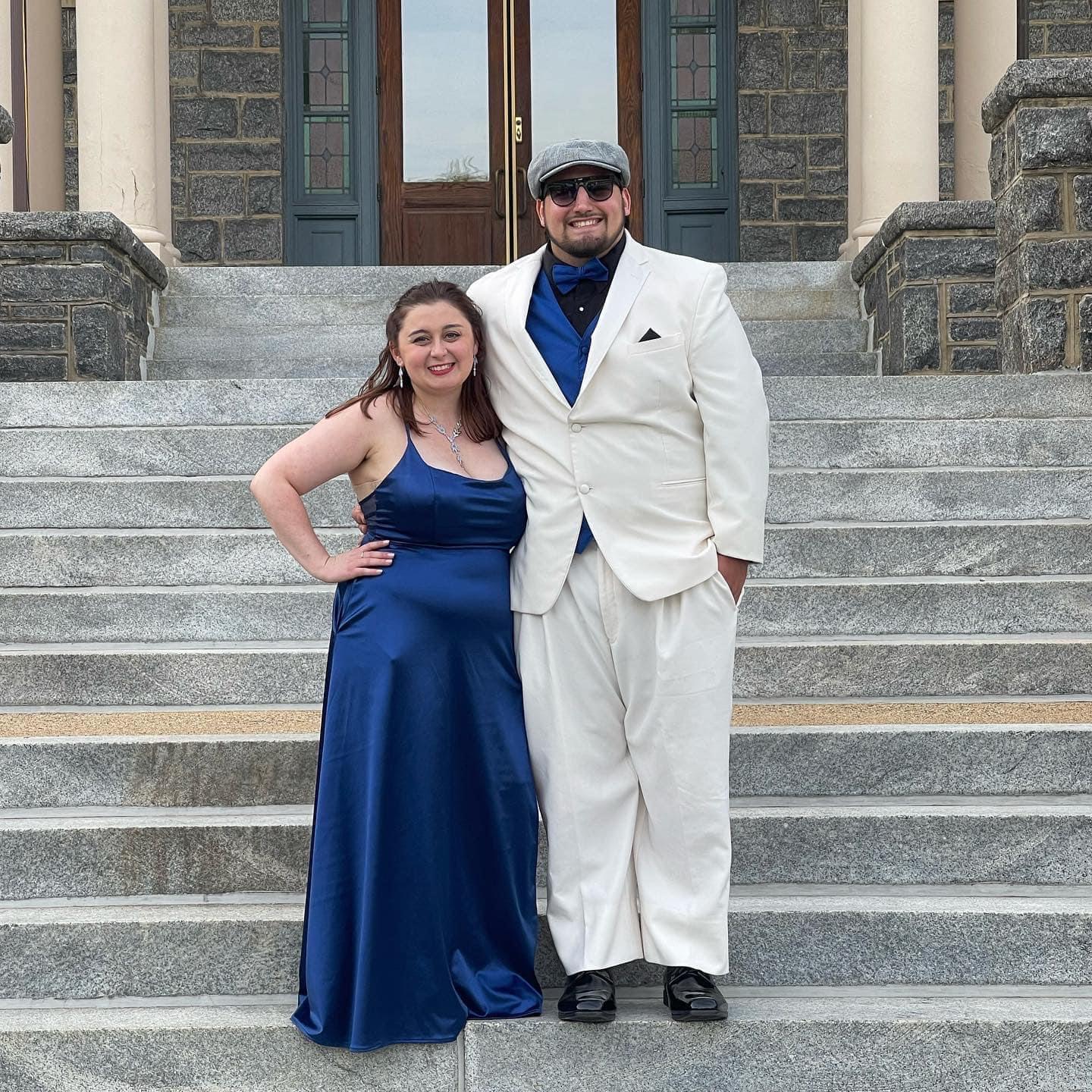 Cassie's senior ball in college