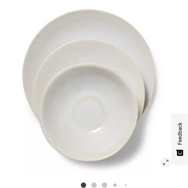 Sur La Table Cloud 12-Piece Dinnerware Set - White