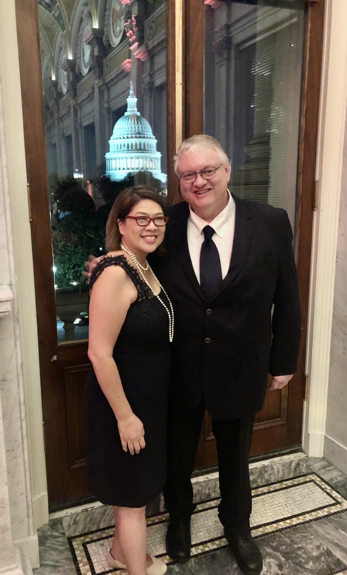 Black tie at the Library of Congress.