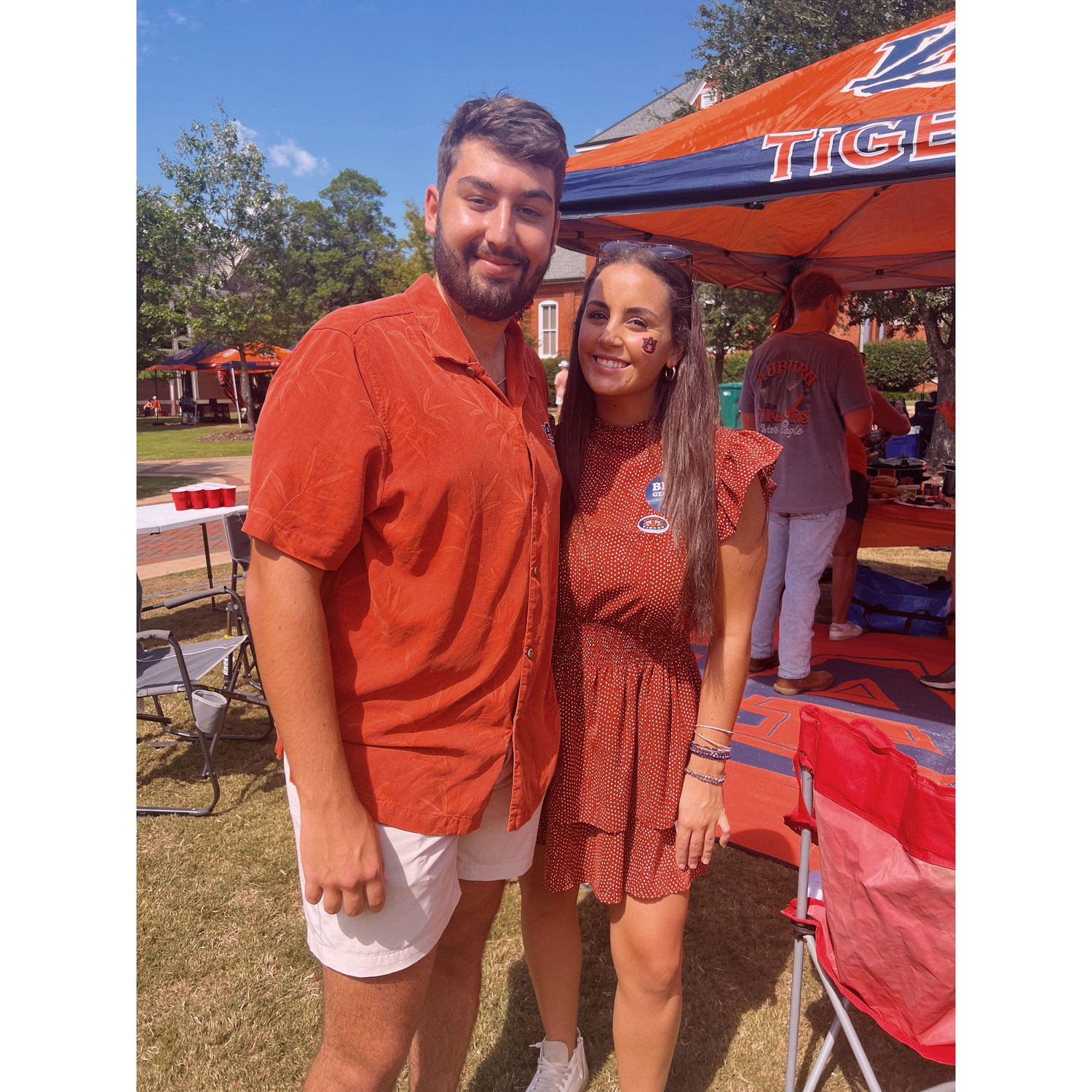 The infamous Aspito tailgates on Samford Lawn!