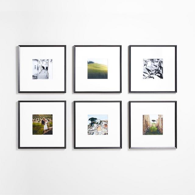 Icon 6-Piece Black 11x11 Gallery Wall Frame Set