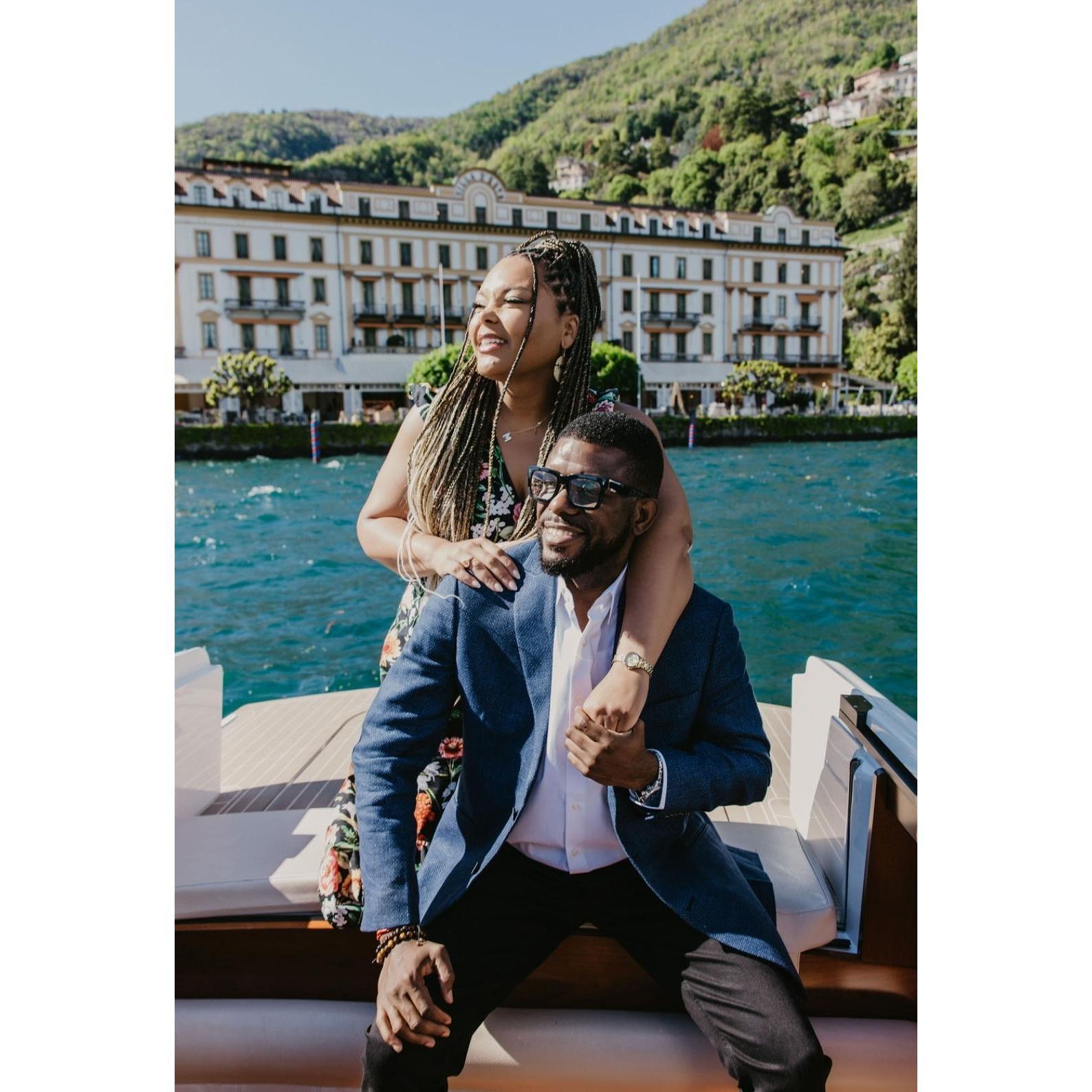 Engagement Shoot in Lake Como, Italy.