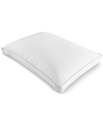 Dream Science Won't Go Flat Foam Core Extra Firm Standard Down Alternative Gusset Pillow by Martha Stewart Collection, Created for Macy's