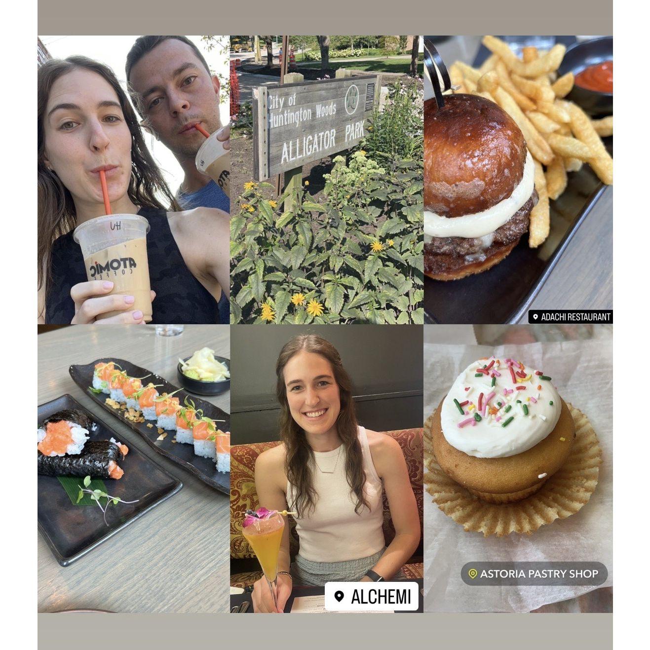 Stops on the day of our engagement