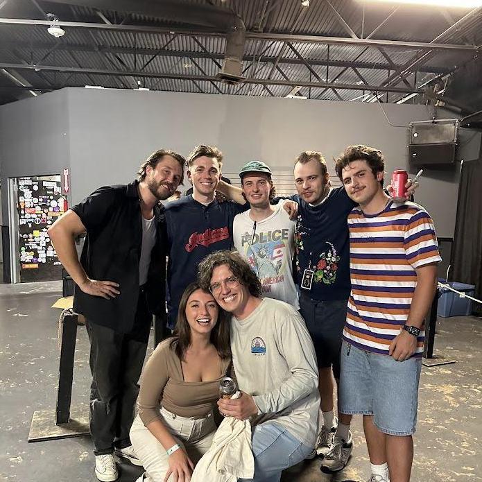 We have always bonded over music and love seeing live shows together — here we are meeting one of Anthony’s favorite bands..