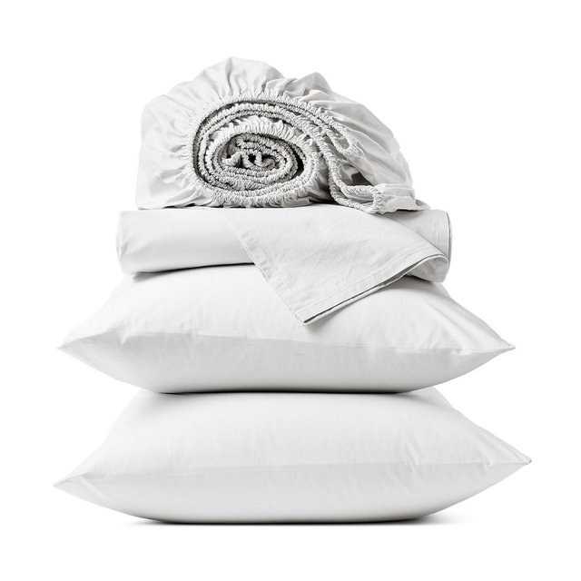 Coyuchi Organic Cotton Percale Sheet Set, King