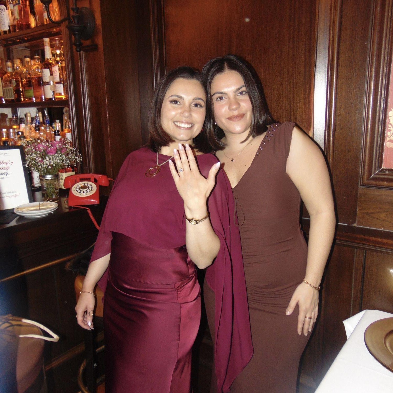 The night we got engaged!