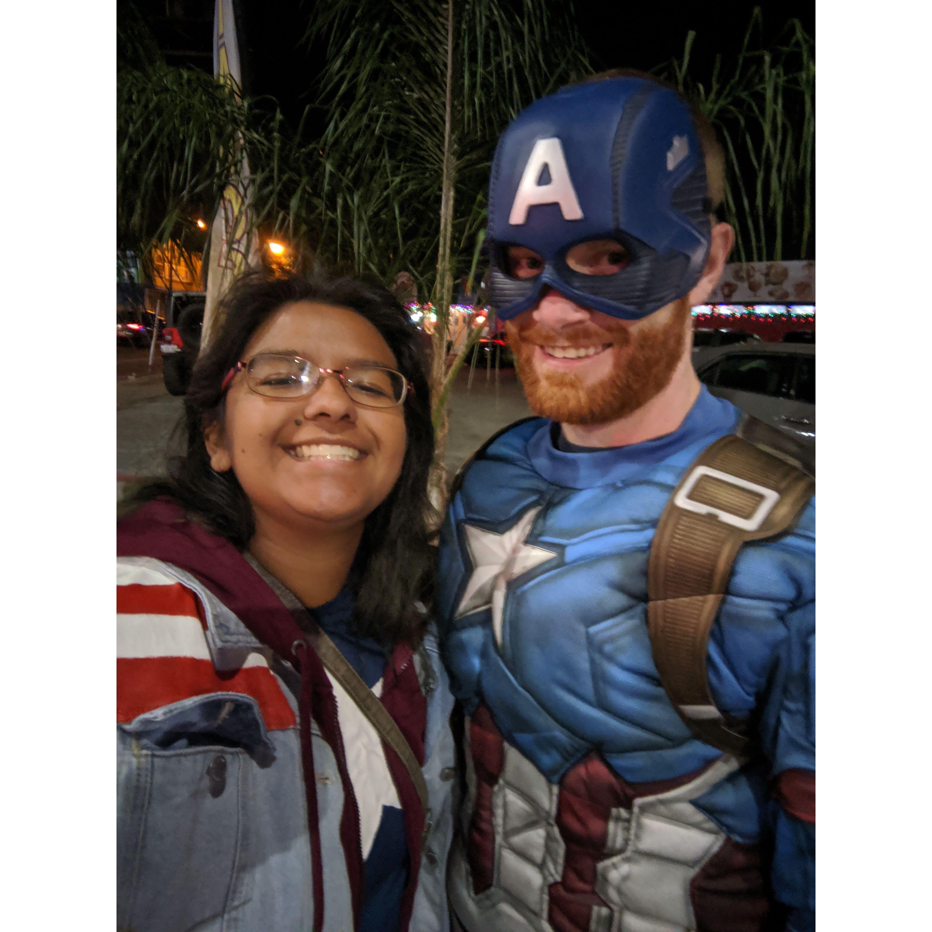 Sam & Rocio Become Cap and America