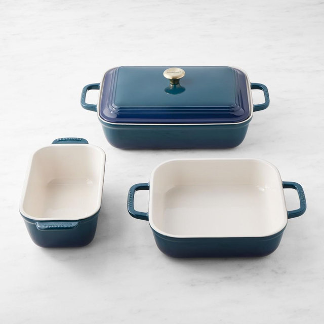 Le Creuset San Francisco Stoneware 4-Piece Set, Agave