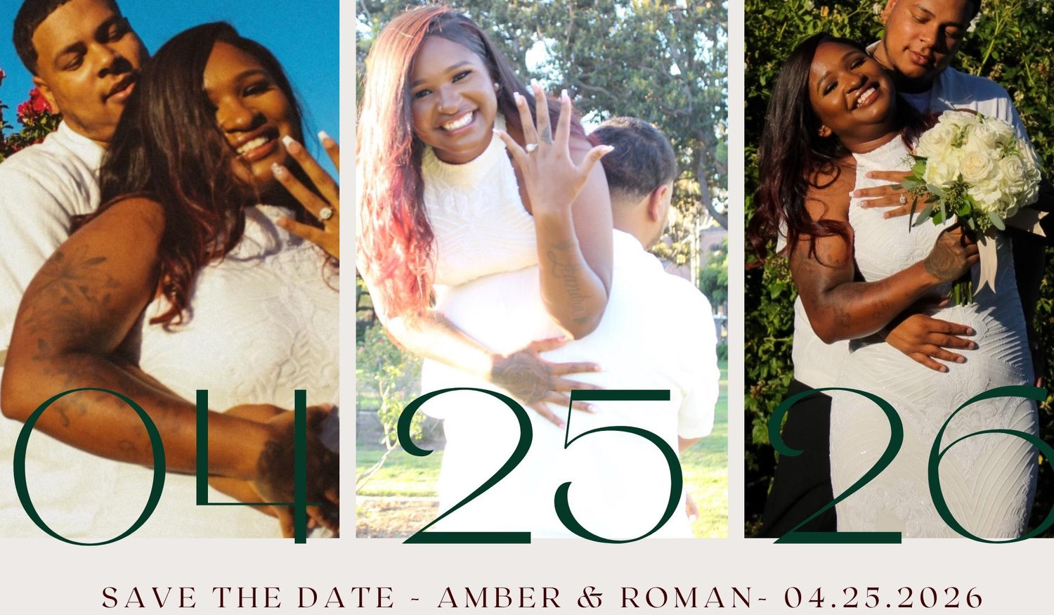 The Wedding Website of Roman Lopez and Amber Rodney