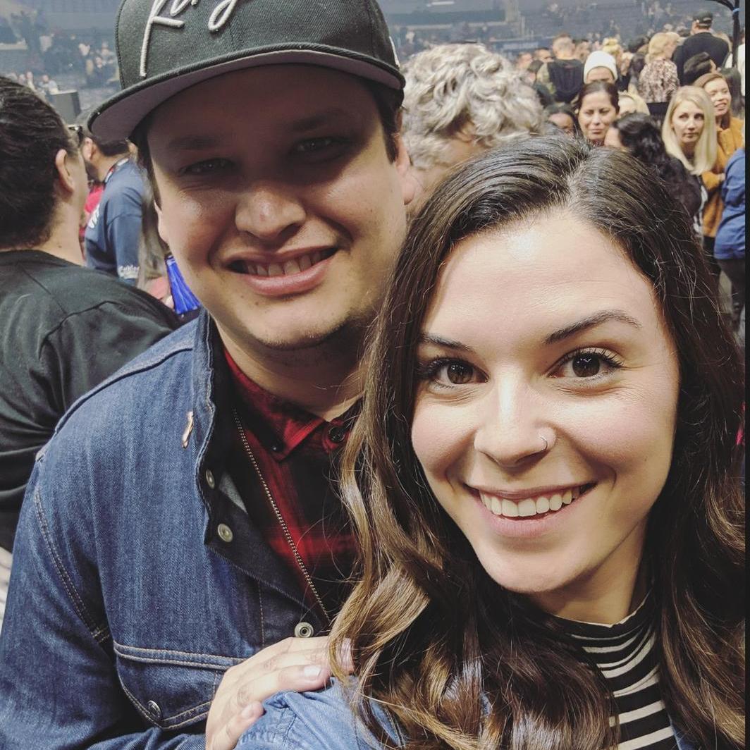 Our first of many concerts together