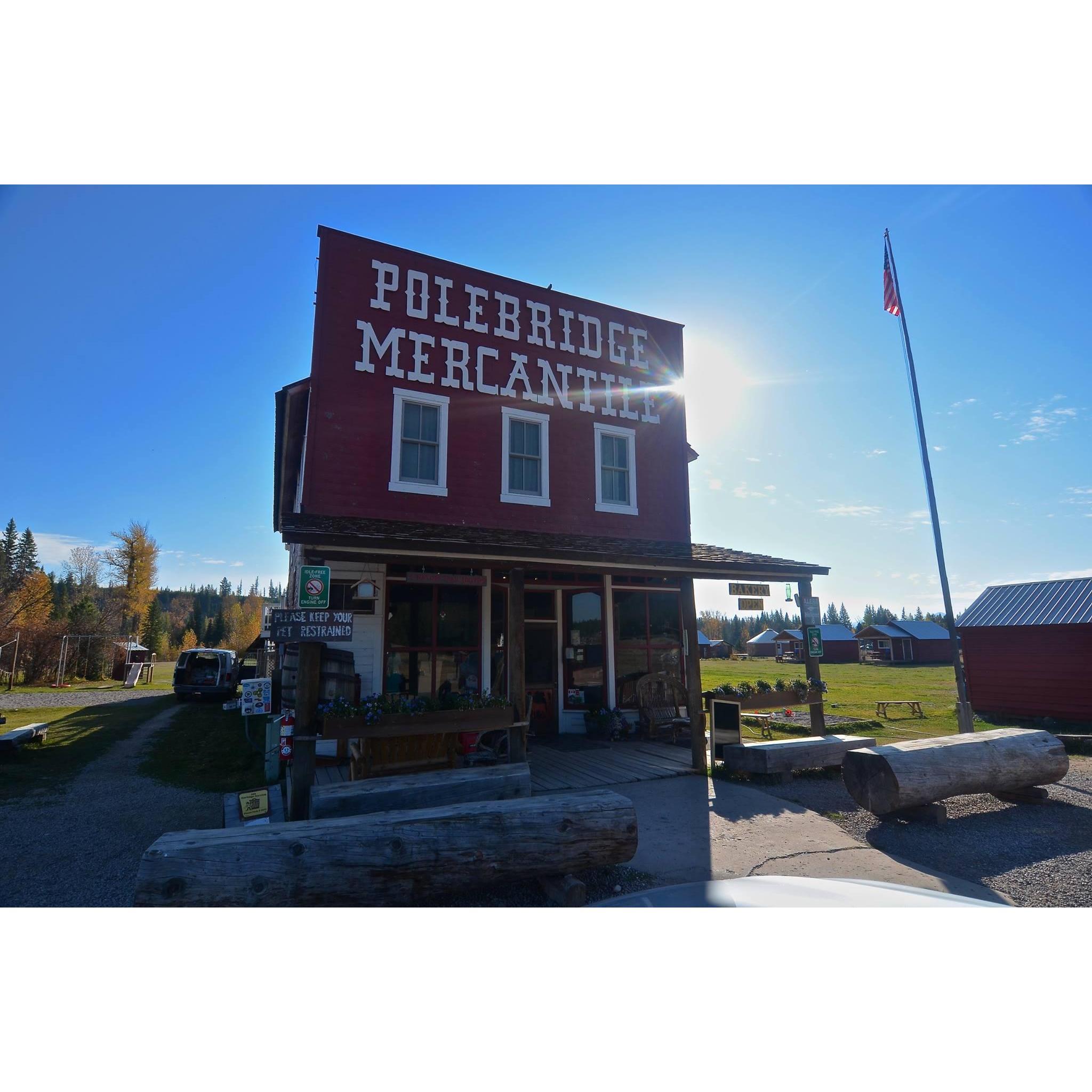 The magical Polebridge Mercantile.