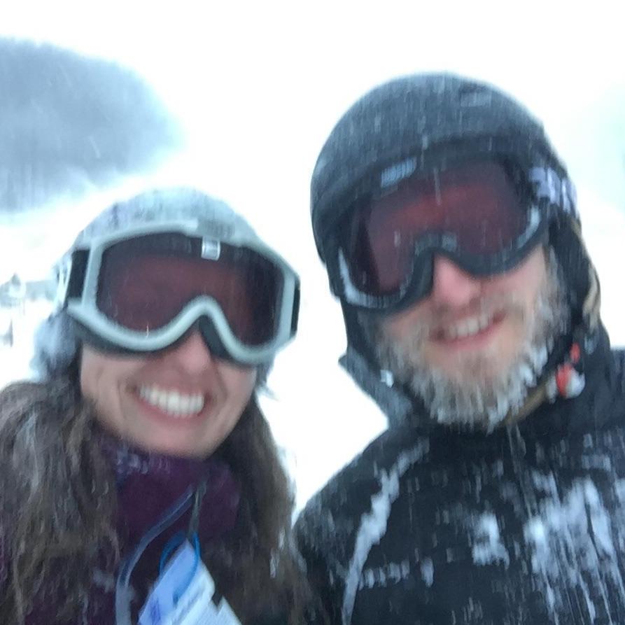 Could be argued as our first date. I decided to take the day off and teach Chris how to ski in Gatlinburg.