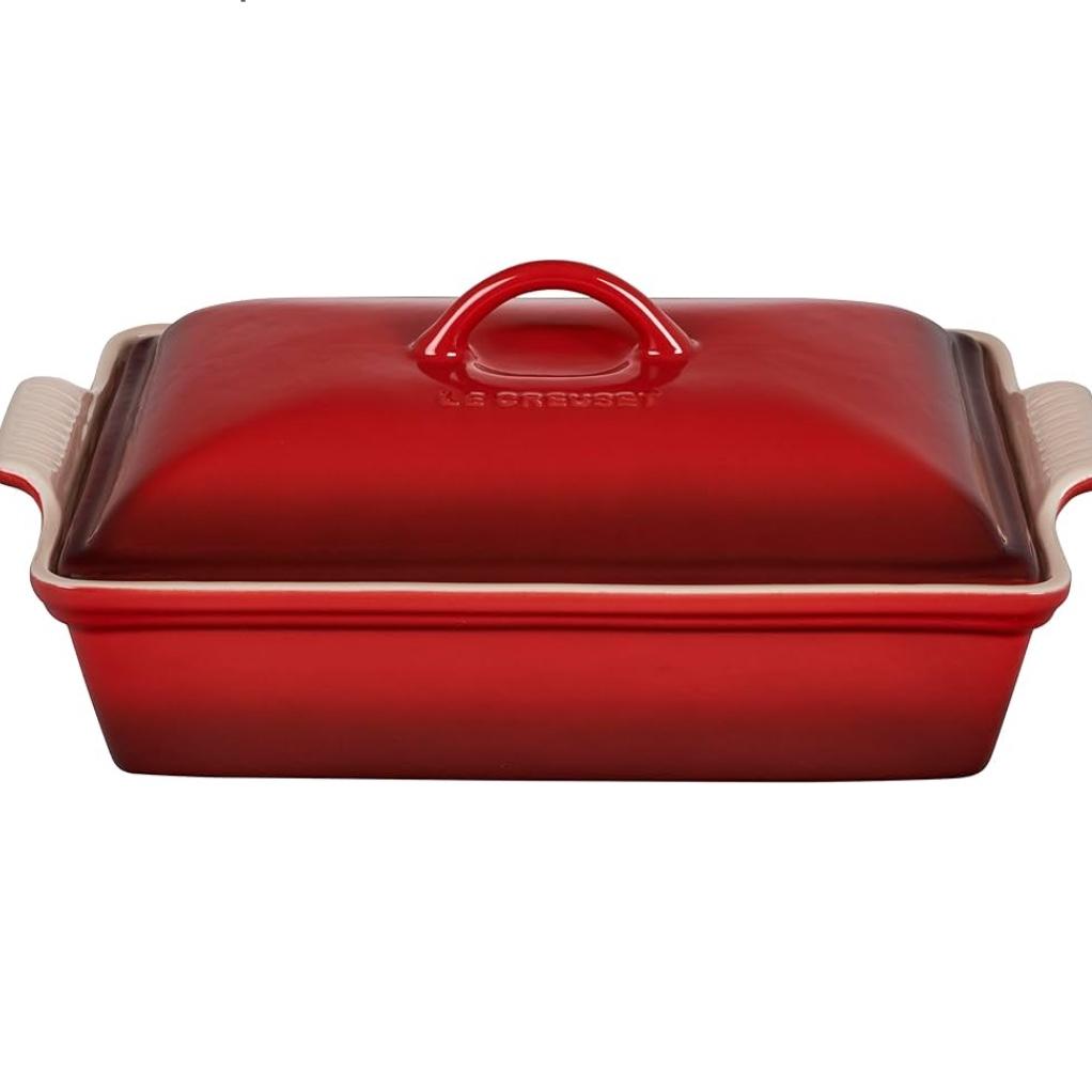 Le Creuset Rectangular Casserole Dish, Cerise