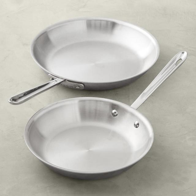 All-Clad d5 Stainless-Steel 10" & 12" Fry Pan Set