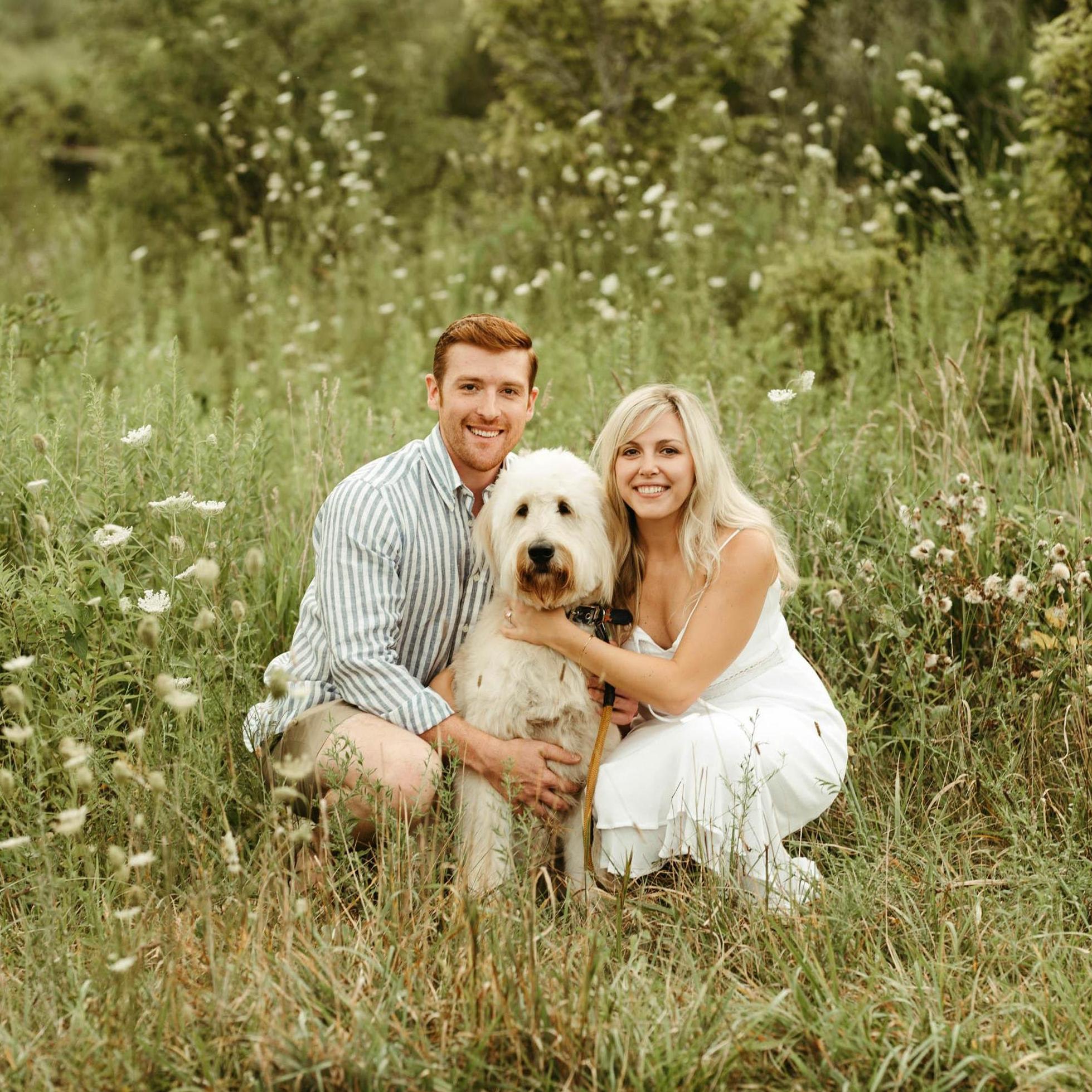 The goodest boy!!!--our 75lb goldendoodle Cheddar Biscuits :)