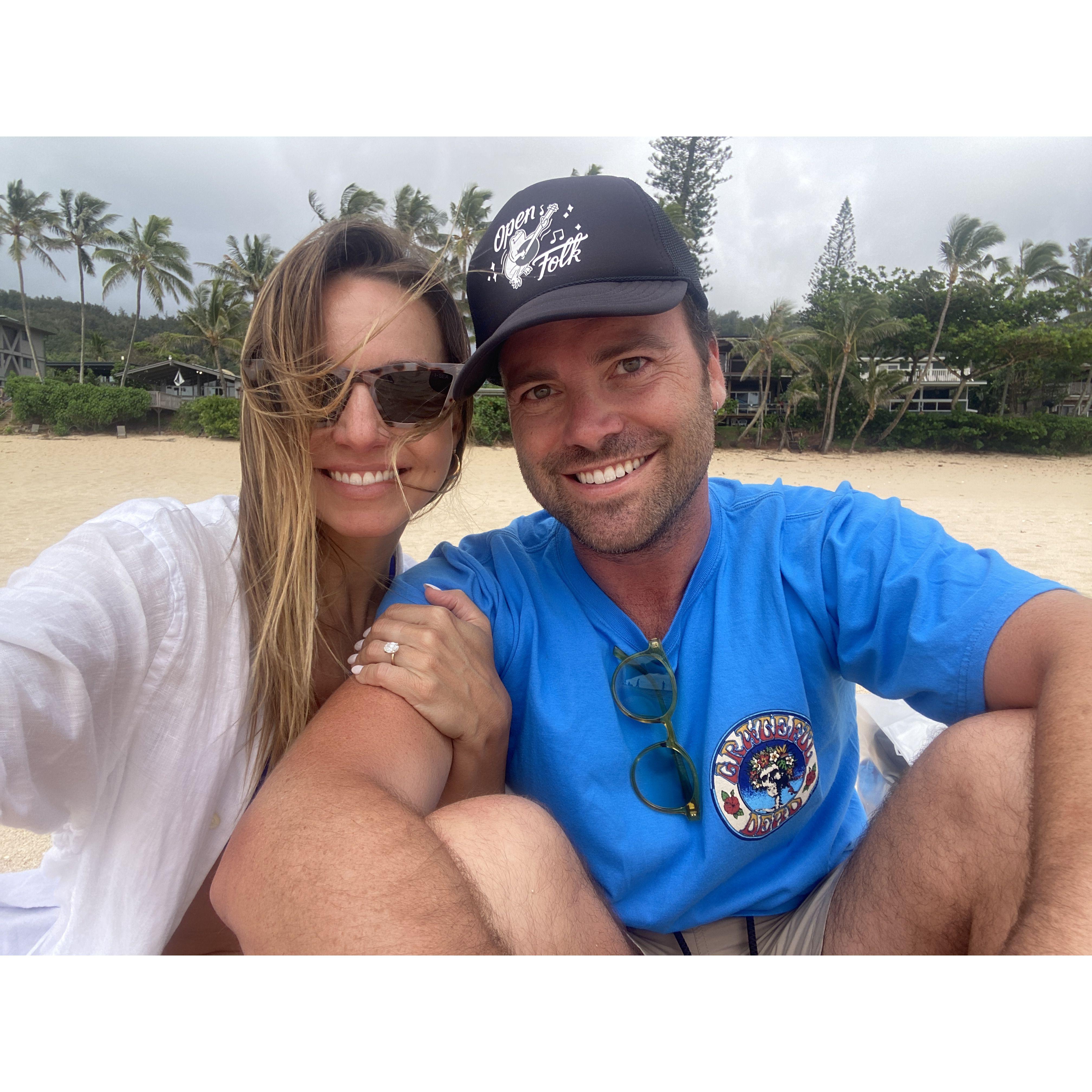 The day we got engaged! June 4, 2024 - Honolulu, HI