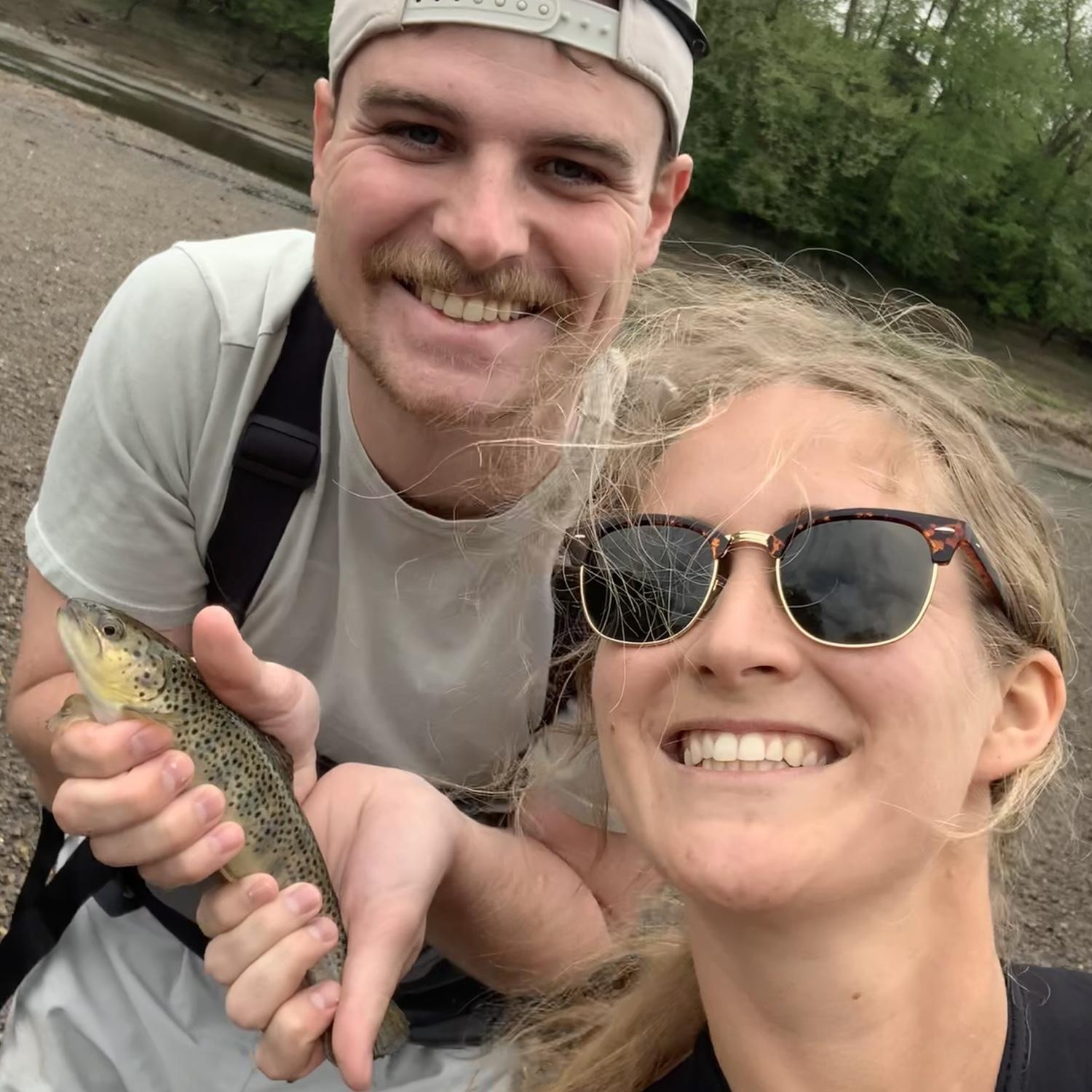 Teaching Danny how to fly fish ;)