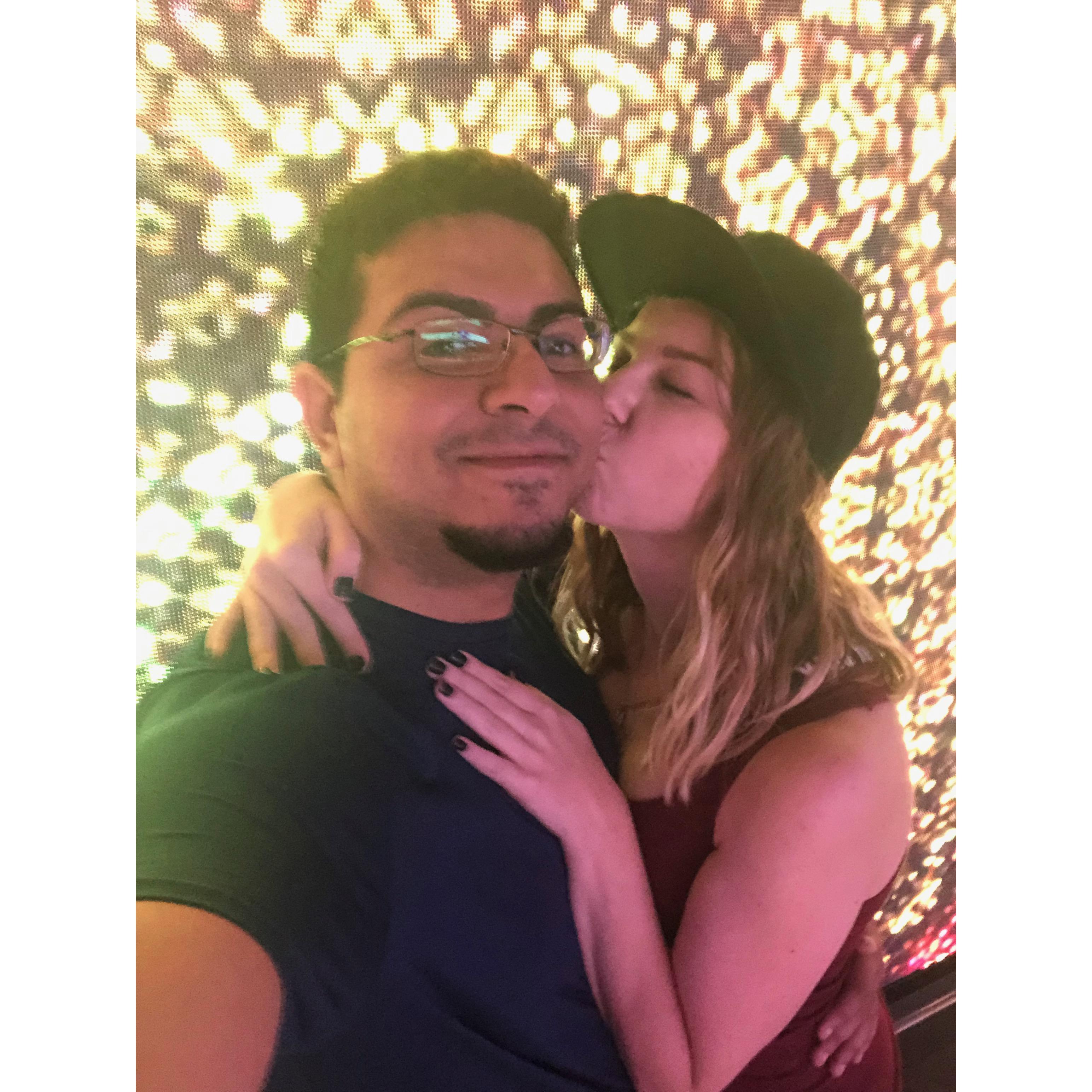 Our first photo on the cruise
