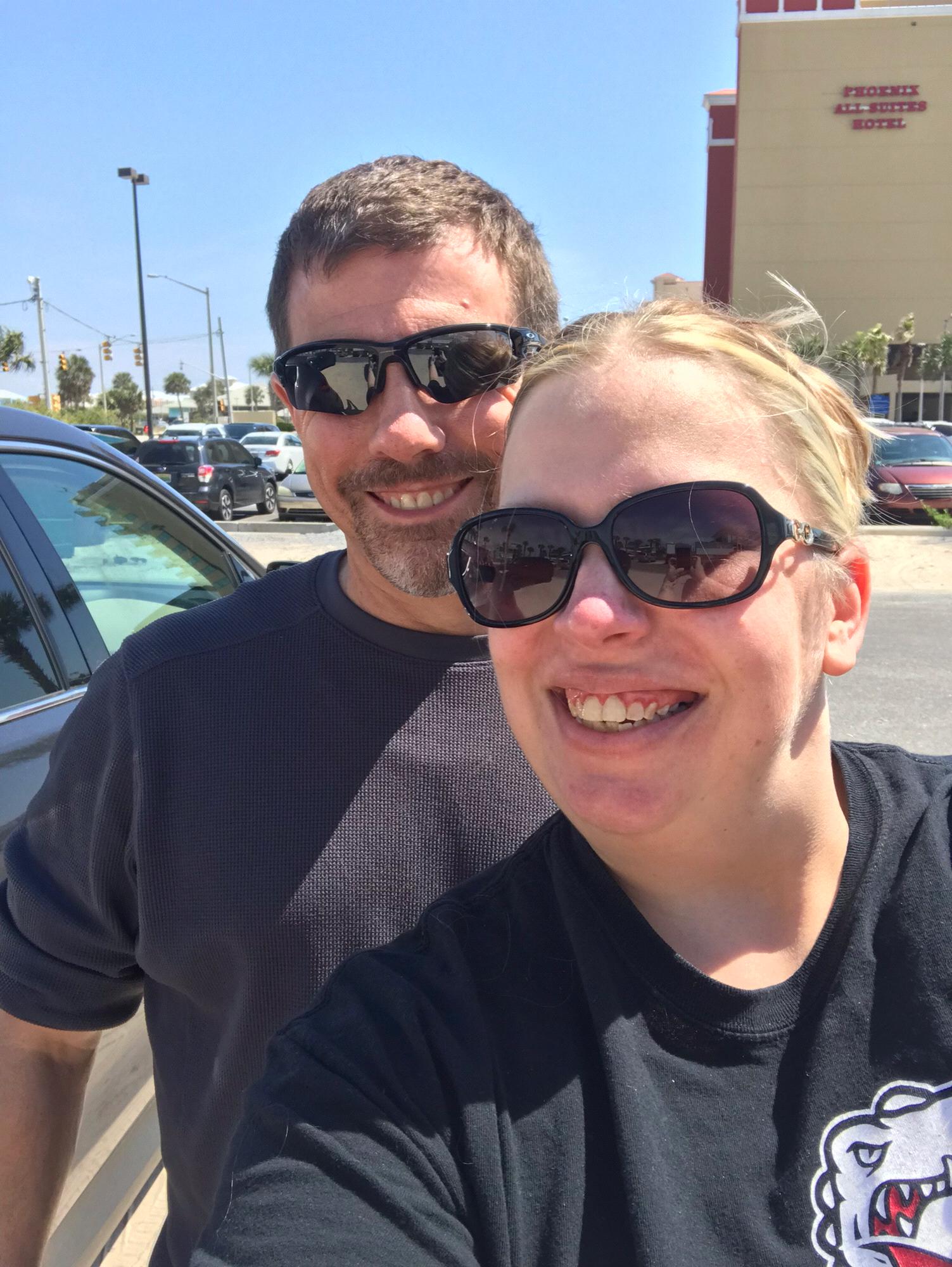 Our first vacation together at Gulf Shores. March 2018.