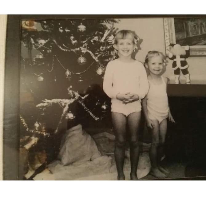 Me and my sis, Val.