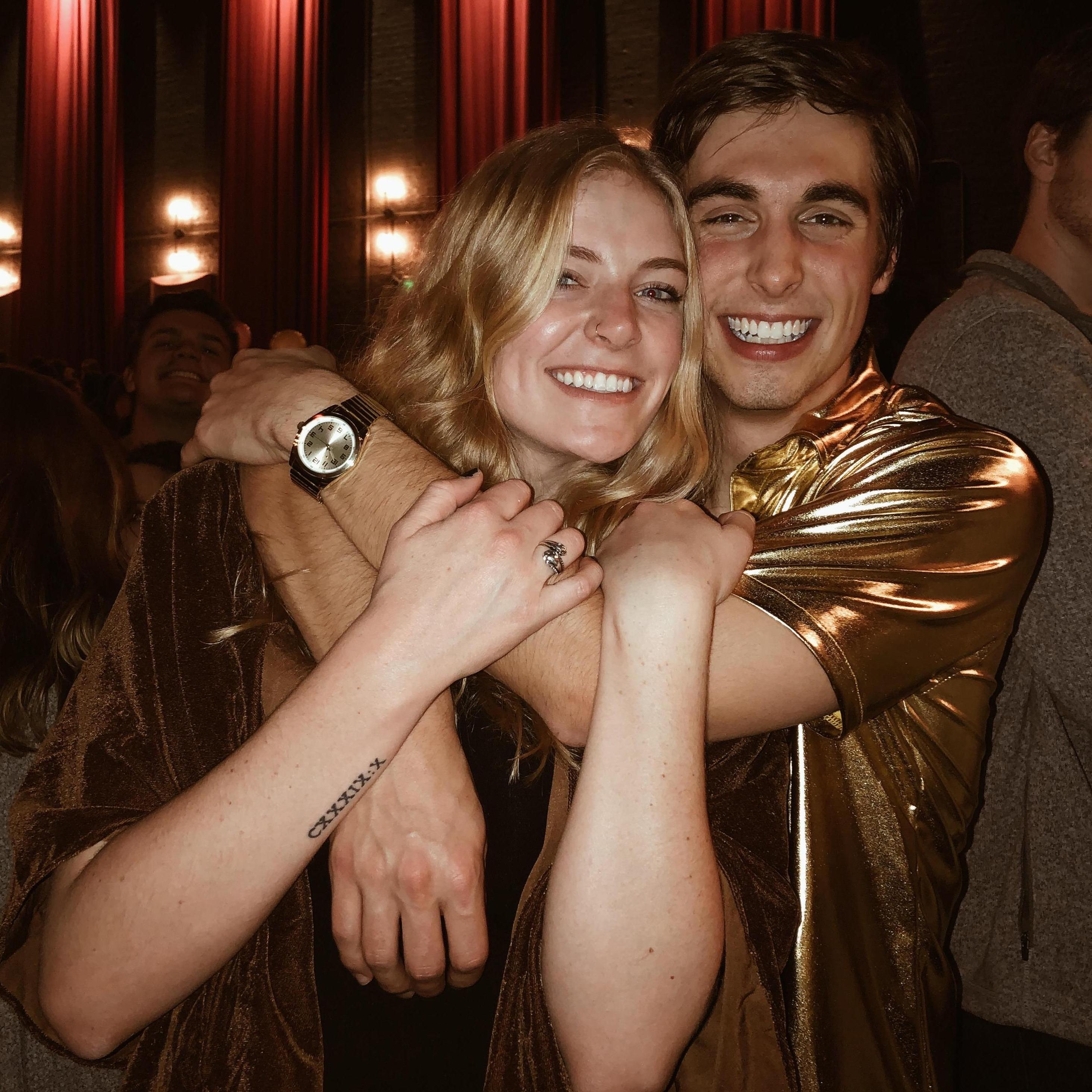 will support him and his all gold outfits