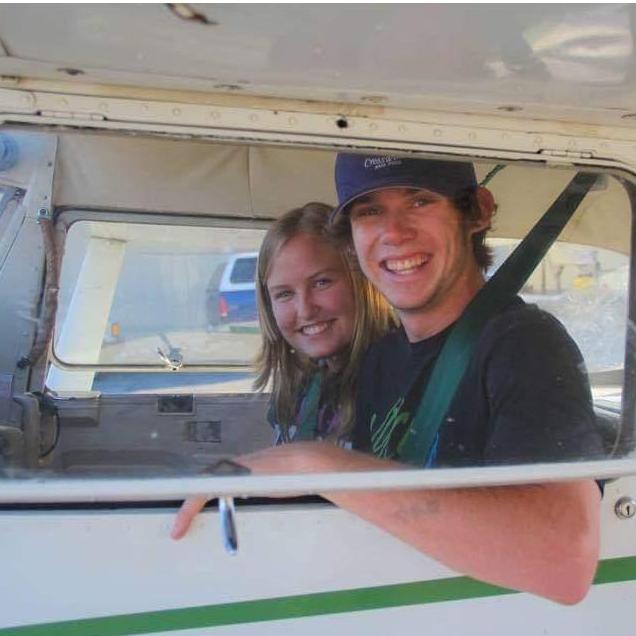 Our FIRST flight together, the day Jake got his license!
