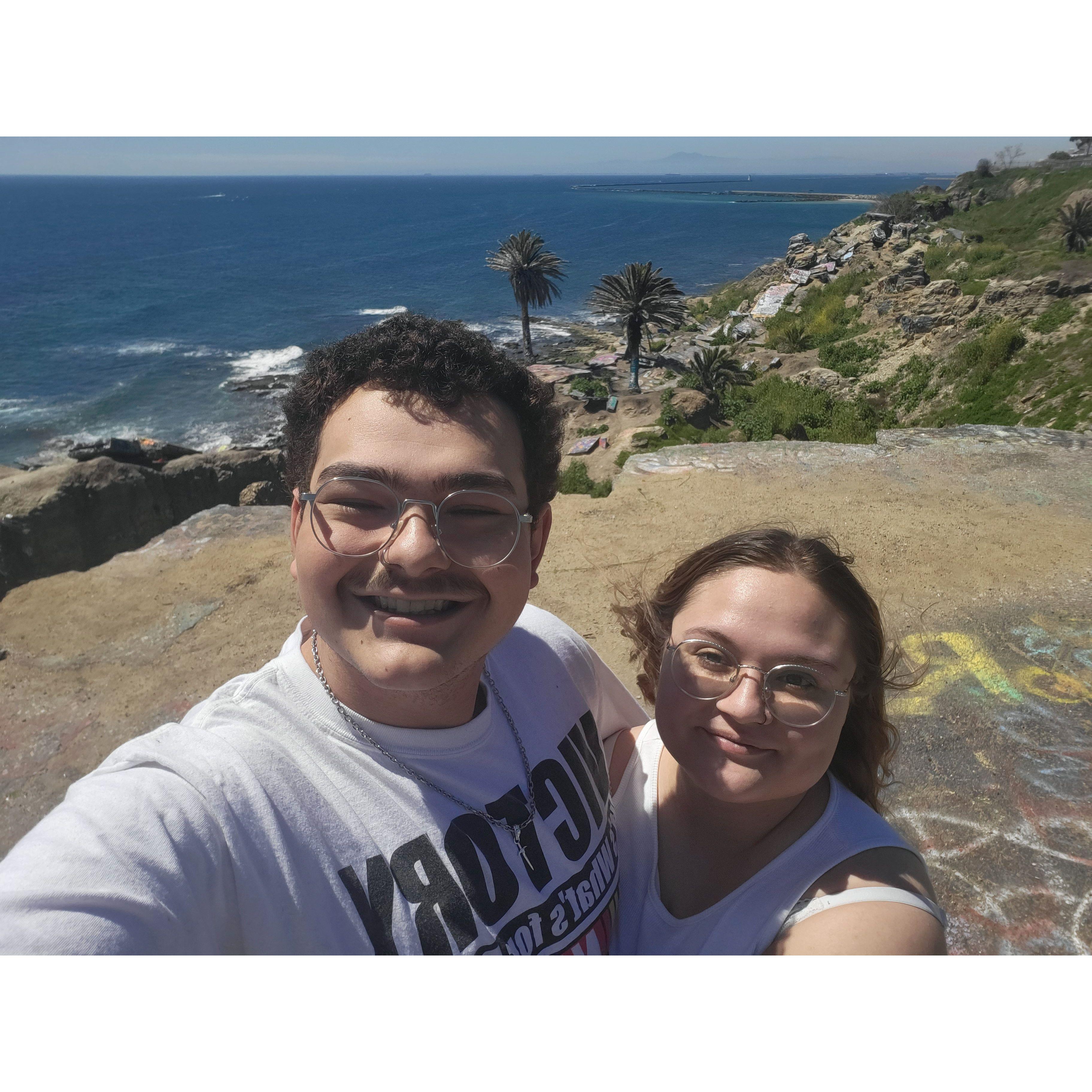 Our first trip together to California!