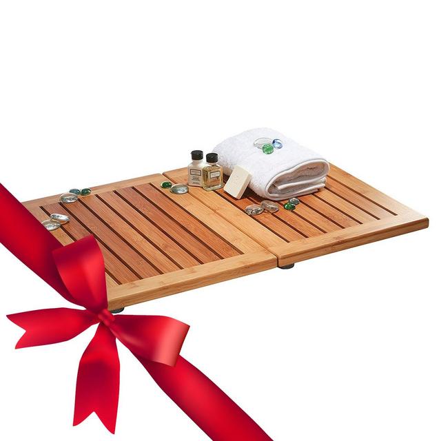 Bamboo Non-Slip Bath Mat