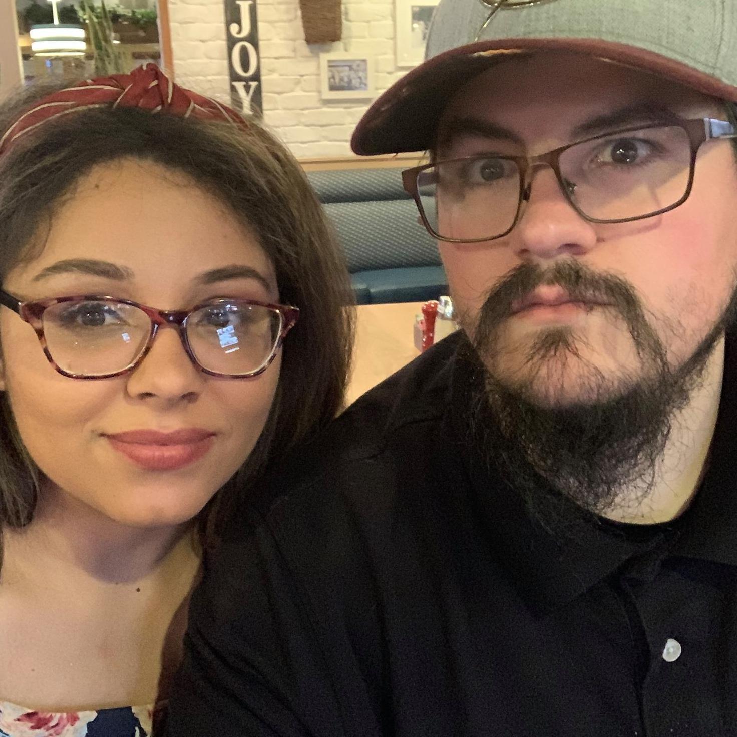 Anthony's inability to take a serious photo is endearing