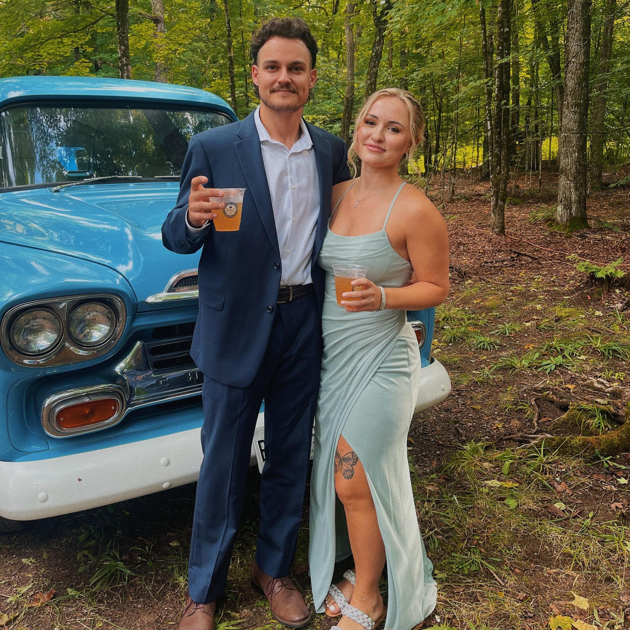 Our first photo together- August 12th, 2023